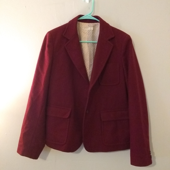 J. Crew Wool Schoolboy Blazer Jacket SOLD - Picture 2 of 10